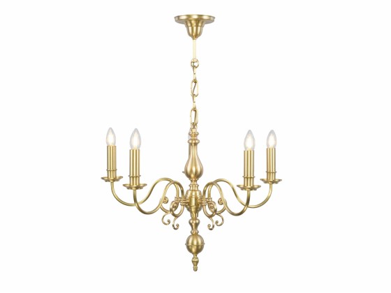 Подвесные светильники Patinas Lighting ROTTERDAM 5 ARMED CHANDELIER