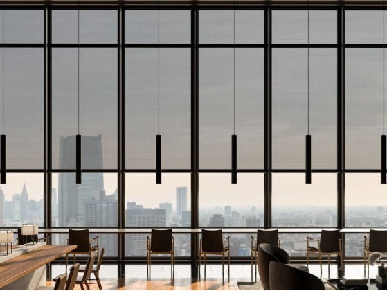 Уличные рулонные шторы SERGE FERRARI SOLTIS HORIZON 86