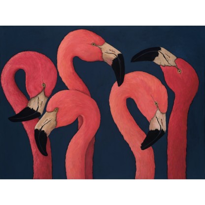 Картина NOVOCUADRO ART COMPANY FIVE FLAMINGOS