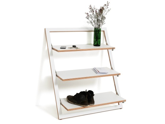 Книжные шкафы AMBIVALENZ FLPPS LEANINGSHELF - WHITE