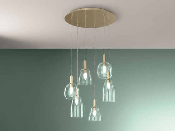 Подвесные светильники Fan Europe Lighting BRANDY S6