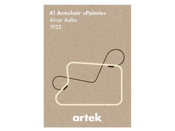 Плакат Artek PAIMIO POSTER