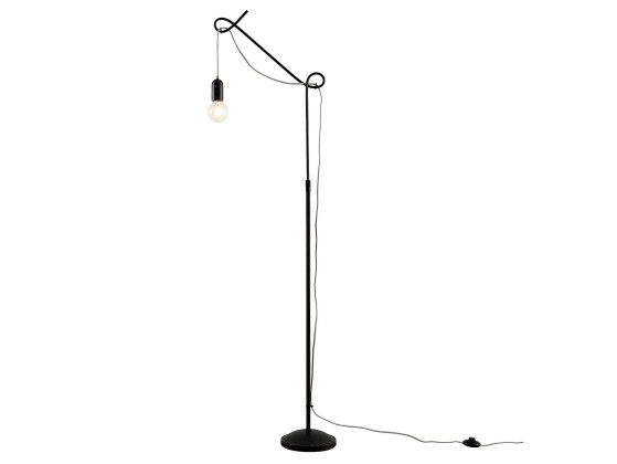 Напольный светильник Lucande JORNA BLACK / GREY CABLE