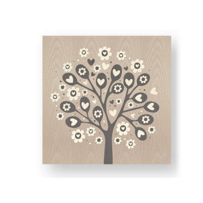 Картина LIGNIS® TREE OF HEARTS COLD