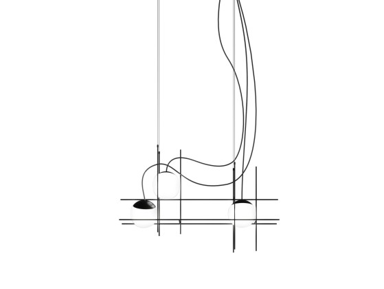 Подвесные светильники Vetreria Vistosi PLOT FRAME SP