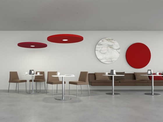 Самонесущие звукоизолирующие подвесные потолки Caruso Acoustic DOT