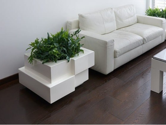 Ваза - кашпо для сада SLIDE CUBIC YO