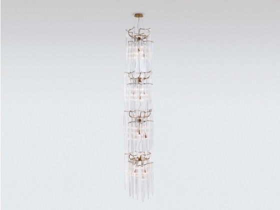 Подвесные светильники Serip WATERFALL STRAW QUAD