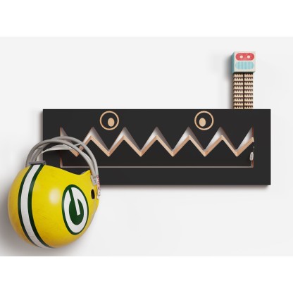 Вешалка для детей AMBIVALENZ FLPPS MONSTERHNG 60x20-1 - BLACK