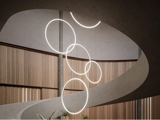 Подвесные светильники LedsC4 CIRCULAR VERTICAL