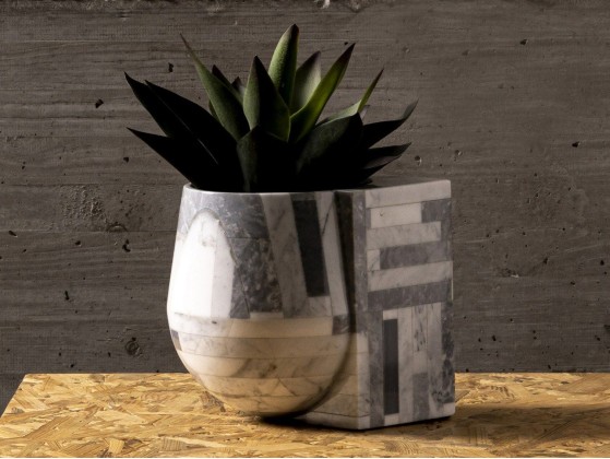 Ваза Stonethica CONTRASTI M