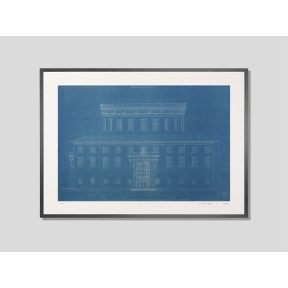 Плакат DESPLANS FASAD STADTBIBLIOTEKET