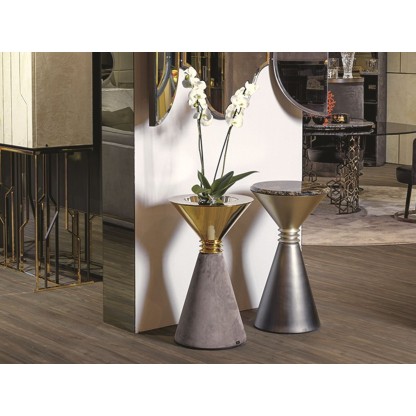 Круглый столик - фабрика Longhi модель ANGIE