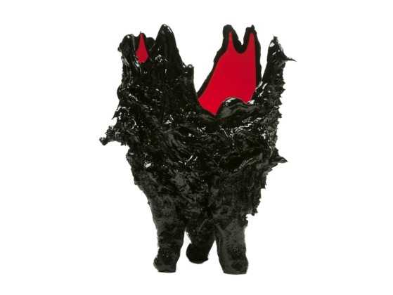 Ваза черная Corsi Design LAVA