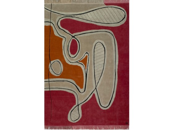 Ковер  Carpets CC by Cecilia Setterdahl WALK IN THE GARDEN RED