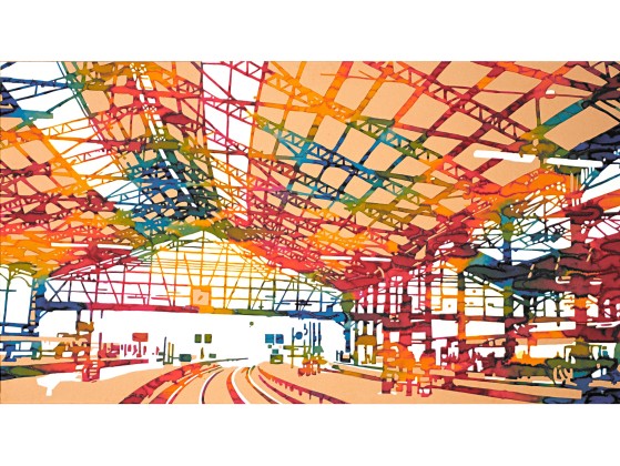 Плакат ARTDESIGNBOX GARE SAN LAZARE SUITE 2