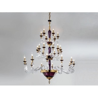 Подвесные светильники Euroluce Lampadari BAROCCO L12+12+6