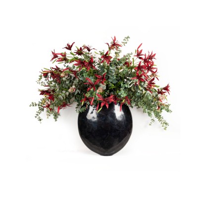 Ваза VGnewtrend VASE SHELL WITH EUCALYPTUS