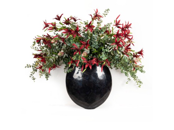 Ваза VGnewtrend VASE SHELL WITH EUCALYPTUS