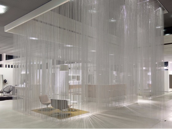 Вышитый бисером занавес Kriskadecor CEILING RAINY EFFECT