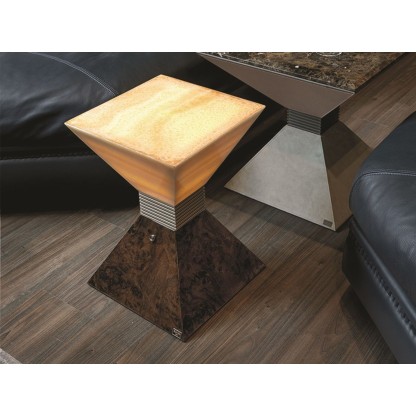 Столик со столешницей из оникса и подсветкой Longhi ANDY