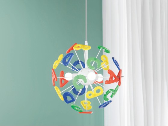 Подвесные светильники для детей Fan Europe Lighting LETTERINE