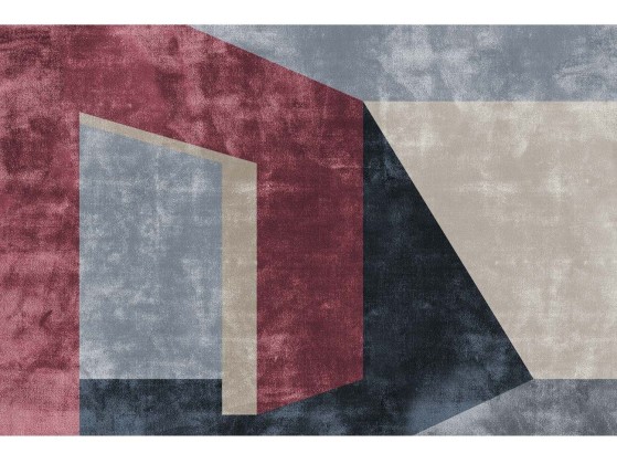 Ковер Sirecom Tappeti PROSPETTIVE HORIZONTAL PINK