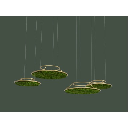 Самонесущие звукоизолирующие подвесные потолки GREENMOOD G-CIRCLES