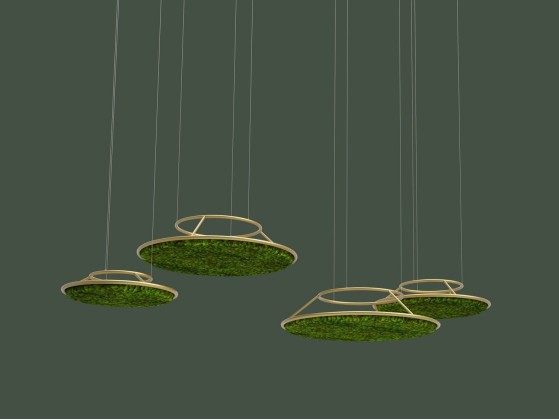 Самонесущие звукоизолирующие подвесные потолки GREENMOOD G-CIRCLES