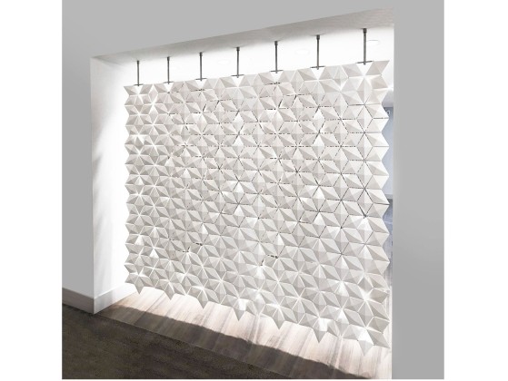 Перегородки bloomming FACET Hanging Room Divider 238x207cm