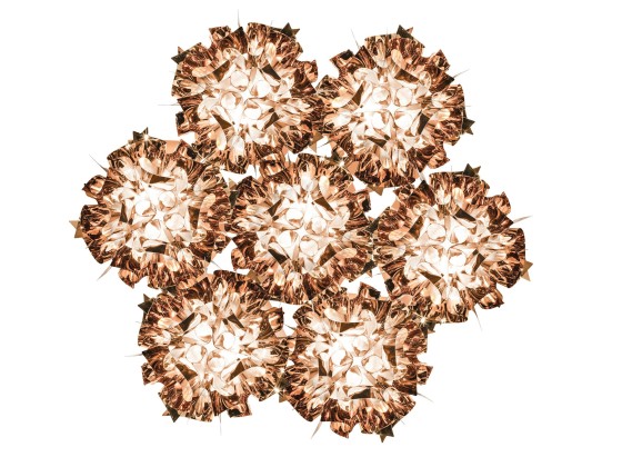 Подвесные светильники Slamp VELI 7 COPPER