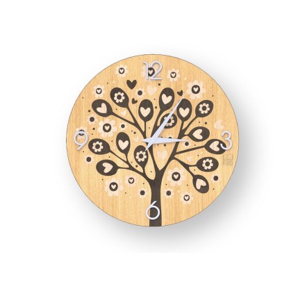 Часы LIGNIS® TREE OF HEARTS WARM