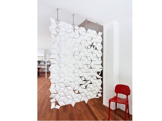 Перегородки bloomming FACET Hanging Room Divider 136x187cm