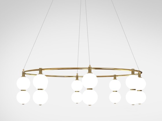 Подвесные светильники Marc Wood Studio ECHO CHANDELIER CIRCULAR MEDIUM
