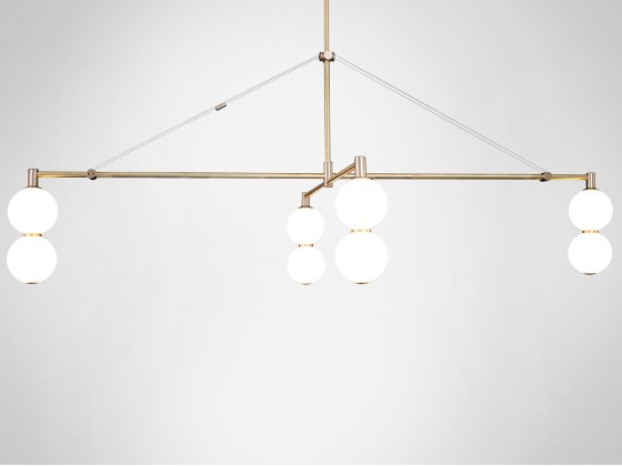 Подвесные светильники Marc Wood Studio ECHO CHANDELIER LINEAR 4