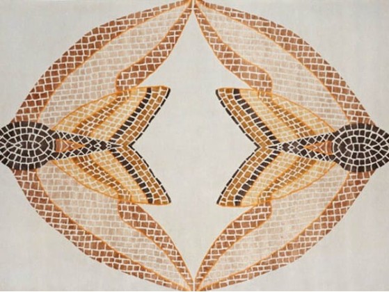 Ковер Deirdre Dyson HAWK MOTH MOSAIC