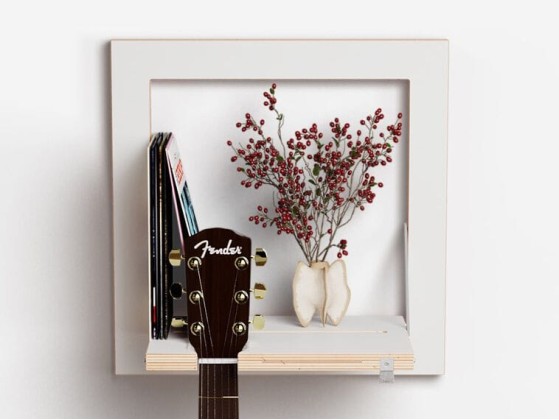 Полки AMBIVALENZ FLPPS GUITARHNG 40x40-1 - WHITE