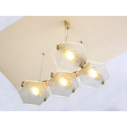 Подвесные светильники Patinas Lighting HEXXA PENDANT 04 OL