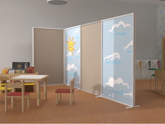 Перегородка для столов STUDIO T INUNO