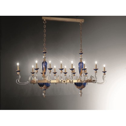 Подвесные светильники Euroluce Lampadari BAROCCO AXIS 14