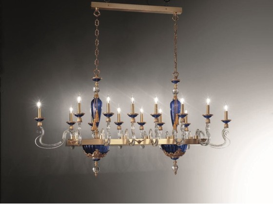 Подвесные светильники Euroluce Lampadari BAROCCO AXIS 14