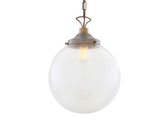 Подвесные светильники Mullan Lighting RIAD CLEAR GLOBE PENDANT LIGHT 35CM