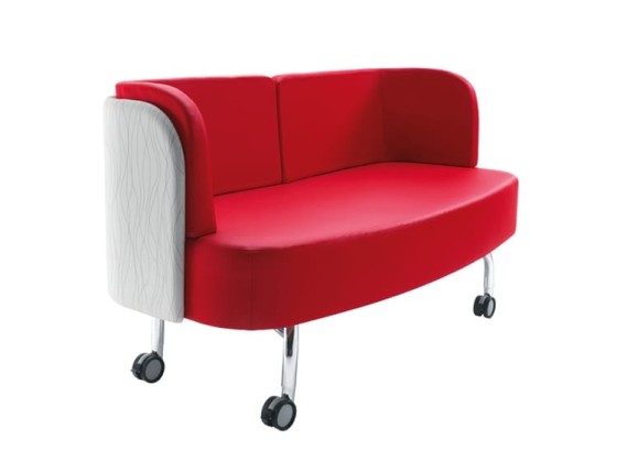 Диван с колесами для общественных зон Sesta BLOG