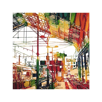 Плакат ARTDESIGNBOX LYON PERRACHE FUGA 1