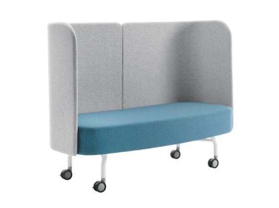 Диван с высокой спинкой и колесиками Sesta BLOG