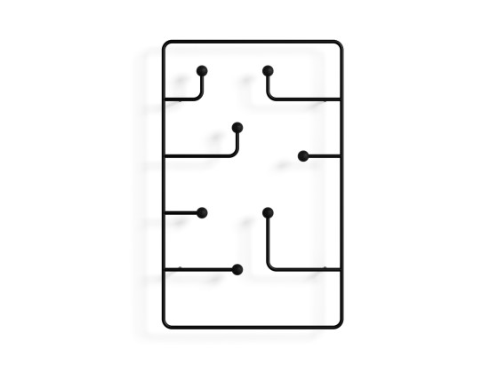 Вешалка для одежды Karakter HANG AROUND