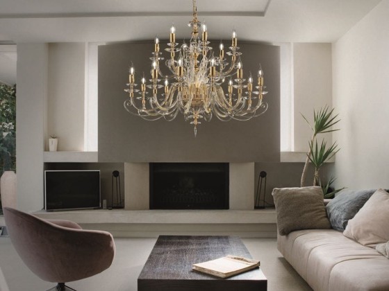 Подвесные светильники Euroluce Lampadari ALICANTE L12+6