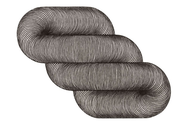 Ковер GAN GIRO BLACK and WHITE