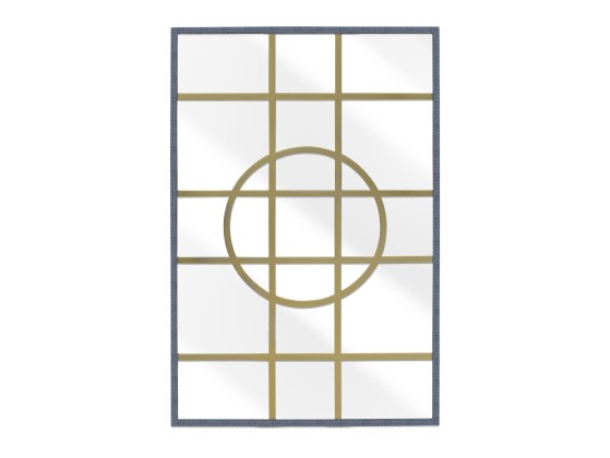 Зеркало Abrissi HAMPTON LEATHER