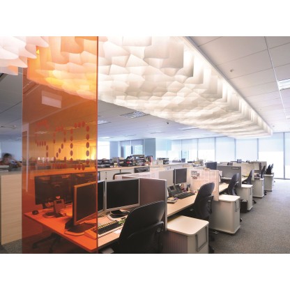 Самонесущие звукоизолирующие подвесные потолки Procedes Chenel International HONEYCOMBS